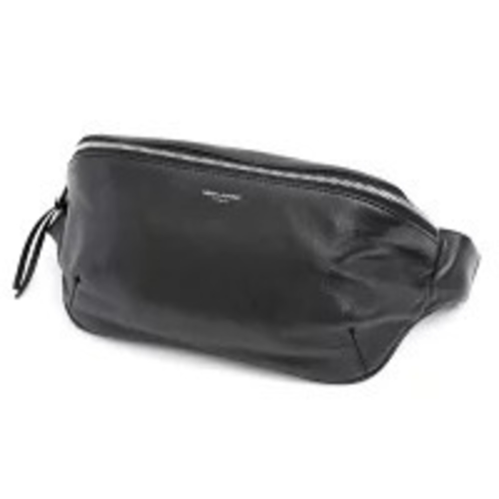 Saint Laurent waist Belt Bum Crossbody black Body bag leather Black